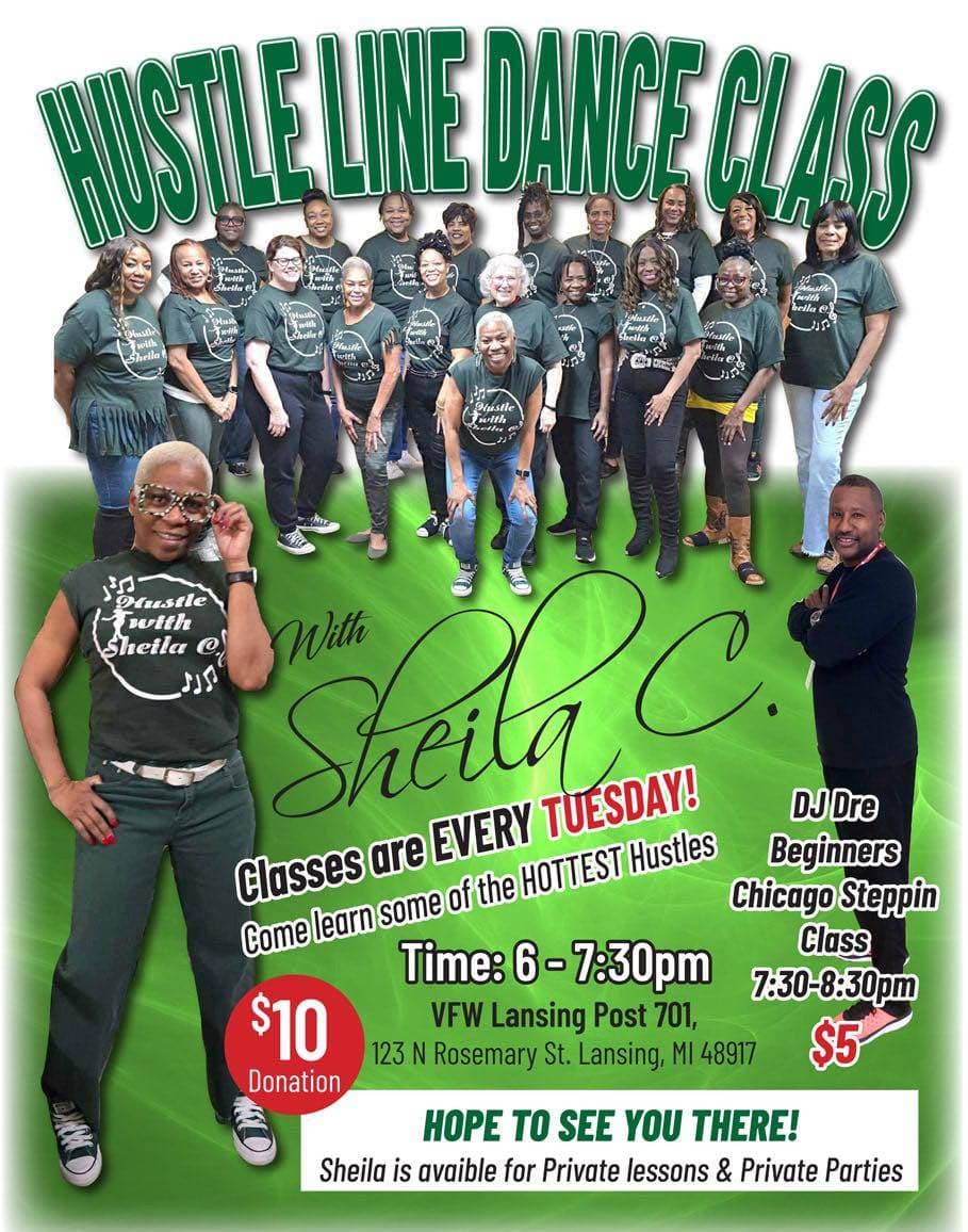 Hustle Line Dance Class / Beginners Chicago Steppin Class